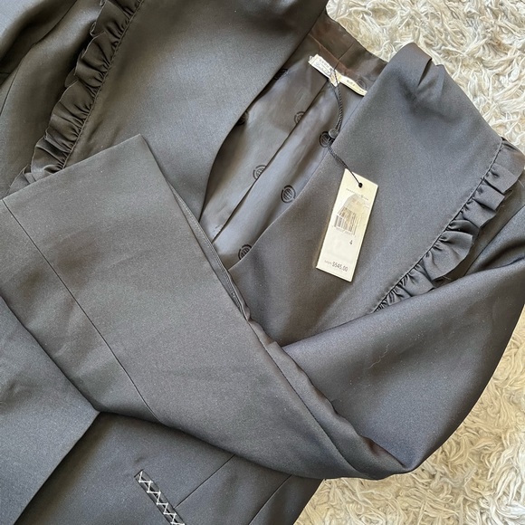 👠NWT Leon Max luxury limited edition silk billowed sport coat - Picture 7 of 14